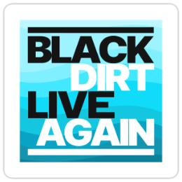 Black Dirt Live Again [Blue] Sticker